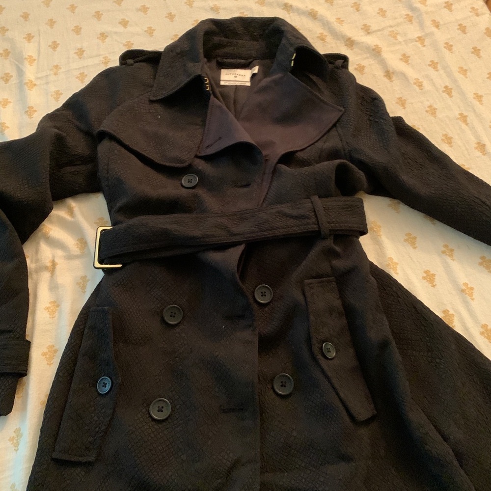 Altuzarra for Target Long Black Trenchcoat
